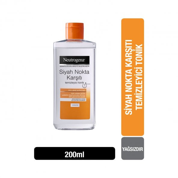 Neutrogena Visibly Clear Tonik Siyah Nokta Temizleyici 200 ml