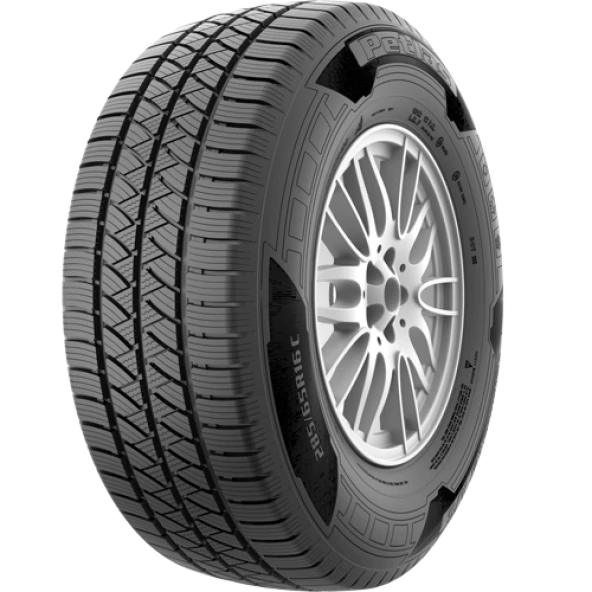 Petlas Vanmaster A/S+ 225/70R15C 116/114R M+S 3PMSF 10PR (2024) Dört Mevsim Lastiği