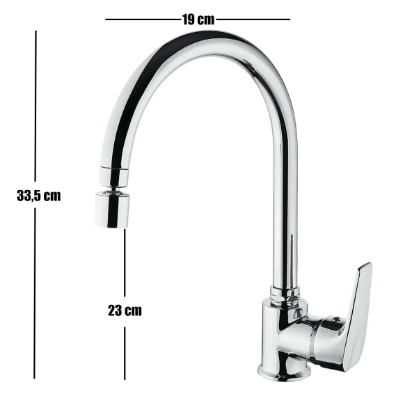 Venita Delta Oynar Perlatörlü Mutfak Evye Bataryası - 2