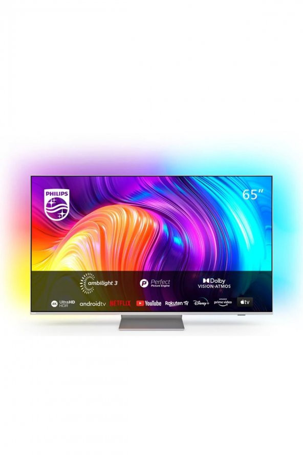 65PUS8807 65" 165 Ekran Uydu Alıcılı 4K Ultra HD Android Smart LED TV