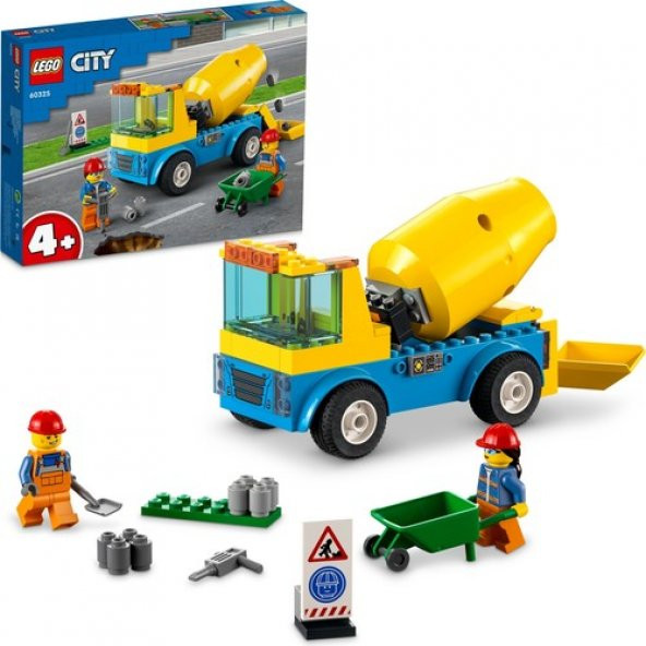 Orjinal Lego City Beton Mikseri Lego City 60325