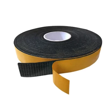 Contacall Kapı Pencere İzolasyon Bandı Yapışkan Sünger 3 mm Kalınlık 45 mm Genişlik 10 Metre Uzunluk / EPDM-3*45