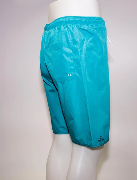 Erkek Deniz Şortu  Uzun Diz Üstü  Boardshort Fileli Meridyendukkan Olaıan - 4