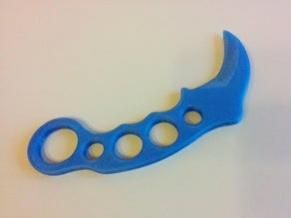 Dövüş sanatları eğitim amaçlı Karambit Bıçak Model  Süs Eşyası