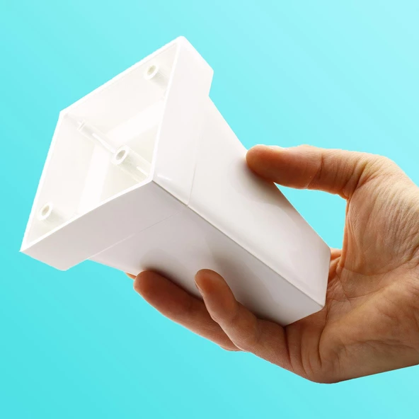 Dolap Venüs Lüks Mobilya Kanepe Sehpa Tv Ünitesi Koltuk Ayağı 10 Cm Beyaz Baza Ayakları - 5