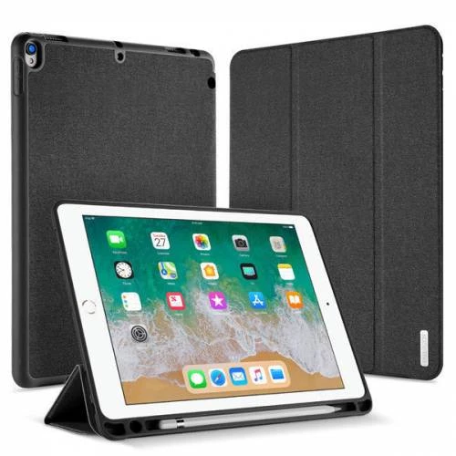 Polham iPad Pro 10.5 Kılıf Stand 2019-2017 Soft Katlanabilir Kılıf Kalem Yerli iPad Pro 10.5 Kılıf