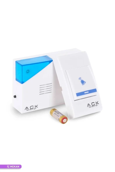 Ack 32 Melodili Uzaktan Kumandalı Zil Ay30-02019 - 2