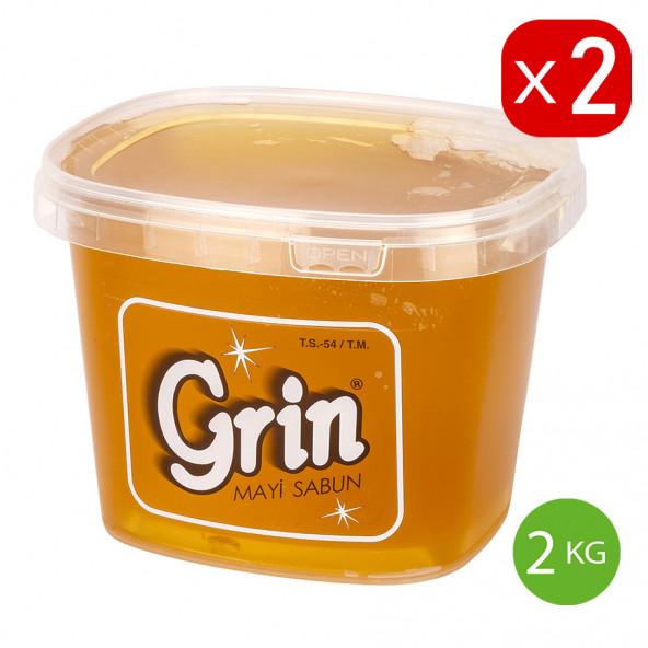 GRİN 2 kg Arap Sabunu (2 ADET) Ayçiçek Yağlı