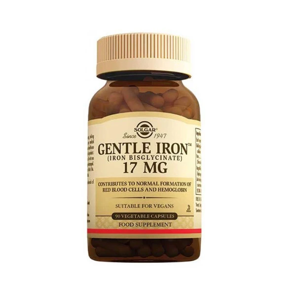 Solgar Gentle İron 17 Mg 90 Kapsül ürün görseli