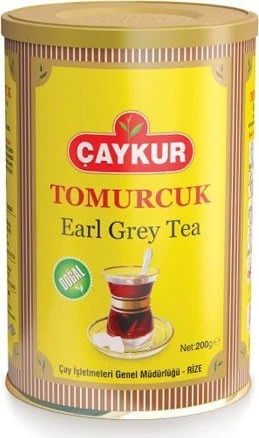 Çaykur Earl Grey Tea Tomurcuk Dökme Çay Teneke 200g x 12 ADET