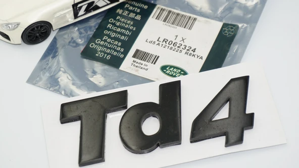 DK Tuning Td4 Freelander 1 Siyah Bagaj Yazı Land Rover İle Uyumlu - 5
