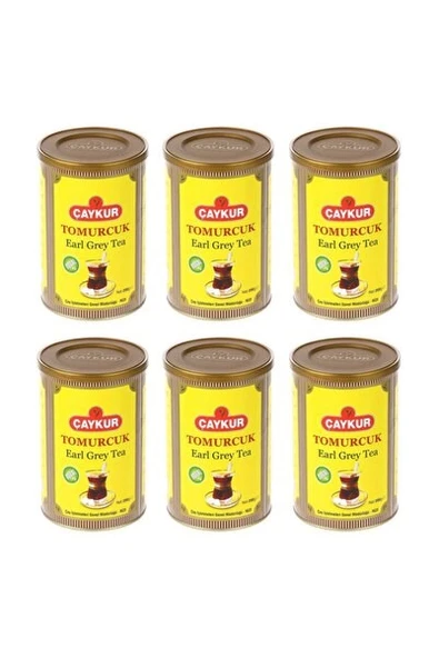 Çaykur Earl Grey Tea Tomurcuk Dökme Çay Teneke 200g x 4 - 3