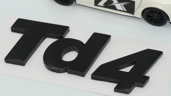 DK Tuning Td4 Freelander 1 Siyah Bagaj Yazı Land Rover İle Uyumlu - 4