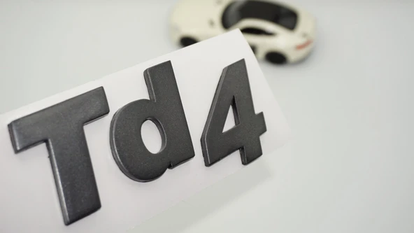 DK Tuning Td4 Freelander 1 Koyu Gri Bagaj Yazı Land Rover İle Uyumlu ürün görseli