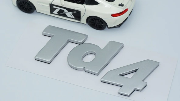 DK Tuning Td4 Freelander 1 3M Gri Bagaj Yazı Land Rover İle Uyumlu - Resim 4