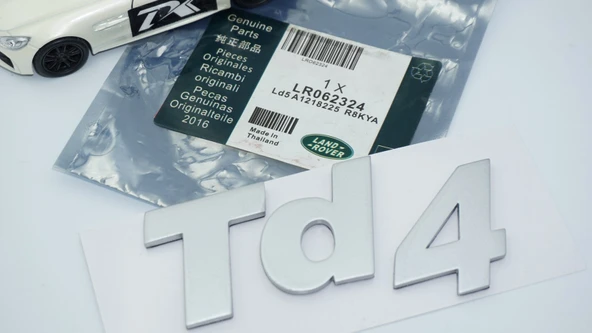 DK Tuning Td4 Freelander 1 3M Gri Bagaj Yazı Land Rover İle Uyumlu - Resim 5