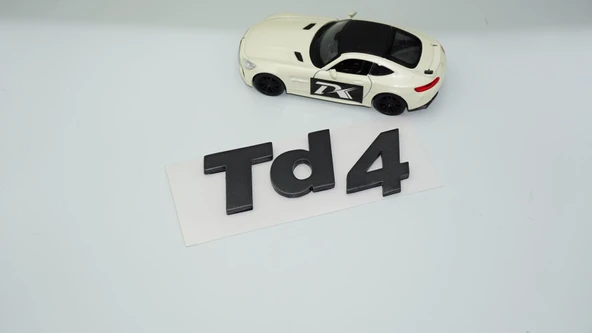 DK Tuning Td4 Freelander 1 Koyu Gri Bagaj Yazı Land Rover İle Uyumlu - Resim 3