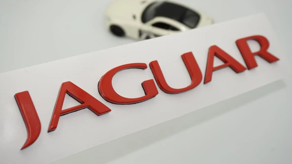 DK Tuning Jaguar Sport Kırmızı ABS 3M Bagaj Yazı Logo ürün görseli