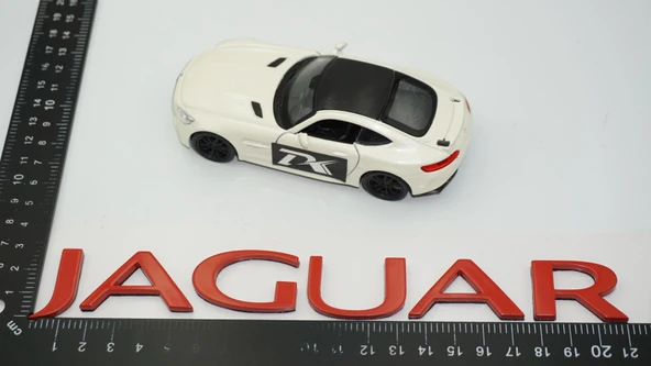 DK Tuning Jaguar Sport Kırmızı ABS 3M Bagaj Yazı Logo - Resim 4