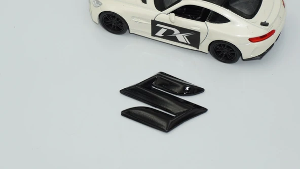DK Tuning Suzuki Direksiyon 3M 3D Siyah ABS Logo Amblem - 4