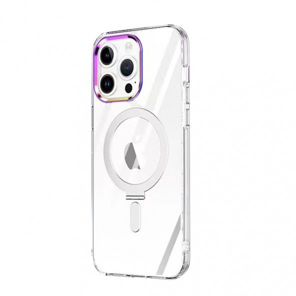iPhone 14 Pro Max Magsafe Kablosuz Şarj Uyumlu Şeffaf Kılıf - 2