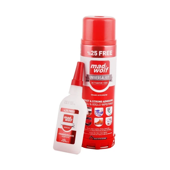 Sprey Yapıştırıcı 400ml Aktivatör +125gr Yapıştırıcı