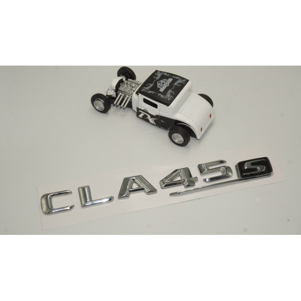 Benz CLA 45S Bagaj Krom Metal 3M 3D Yazı Logo - 2