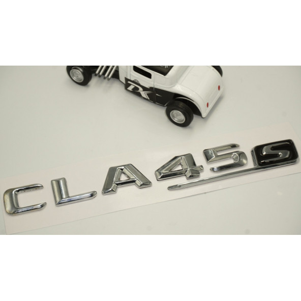 Benz CLA 45S Bagaj Krom Metal 3M 3D Yazı Logo - 3