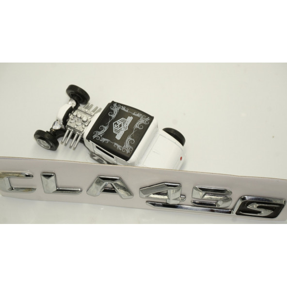 Benz CLA 45S Bagaj Krom Metal 3M 3D Yazı Logo - 4