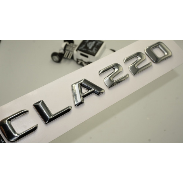 Benz CLA 220 Bagaj Krom Metal 3M 3D Yazı Logo