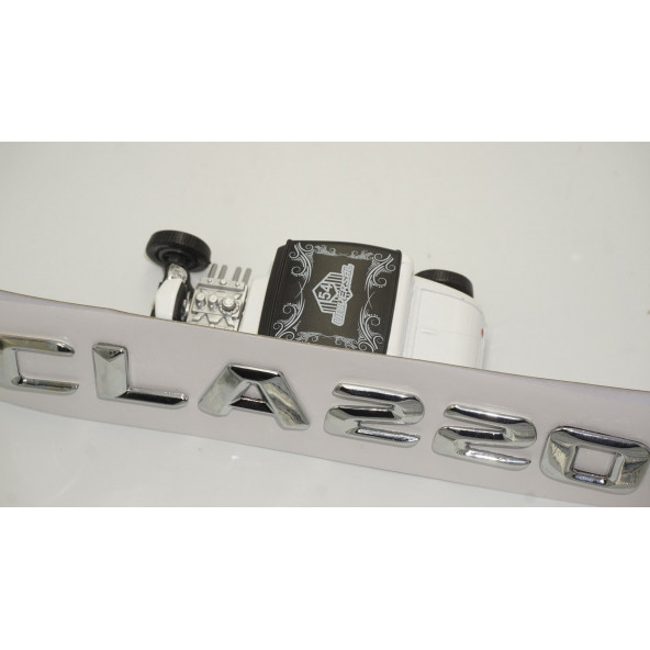 Benz CLA 220 Bagaj Krom Metal 3M 3D Yazı Logo - 4