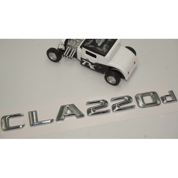 Benz CLA 220d Bagaj Krom Metal 3M 3D Yazı Logo - Resim 3