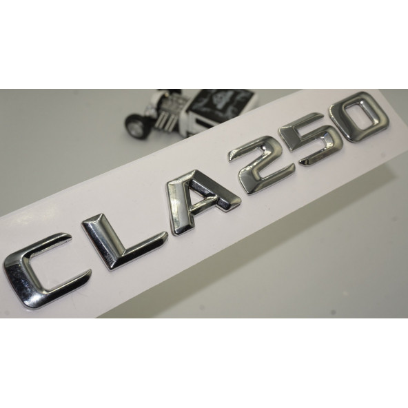 Benz CLA 250 Bagaj Krom Metal 3M 3D Yazı Logo