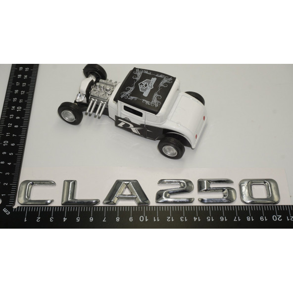 Benz CLA 250 Bagaj Krom Metal 3M 3D Yazı Logo - 5