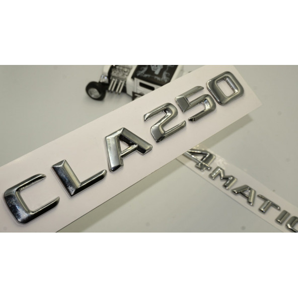 Benz CLA 250 4Matic Bagaj Krom Metal 3M 3D Yazı Logo