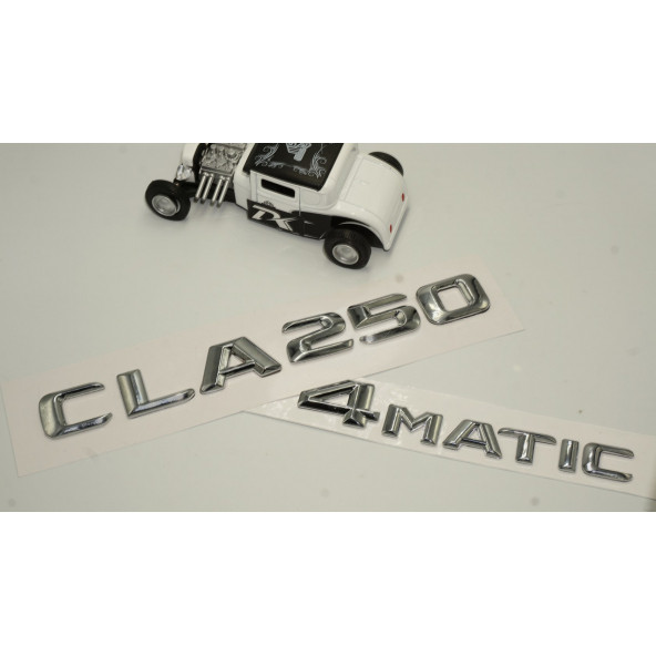 Benz CLA 250 4Matic Bagaj Krom Metal 3M 3D Yazı Logo - 2