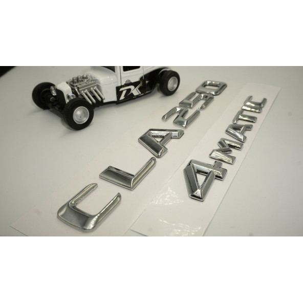 Benz CLA 250 4Matic Bagaj Krom Metal 3M 3D Yazı Logo - 4