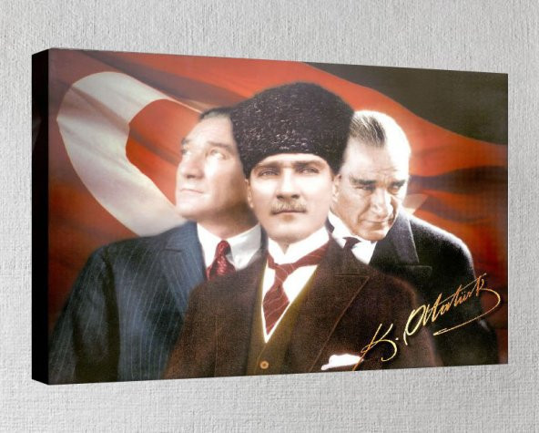 Kanvas Tablo - 30x40 cm   - Atatürk - ATR10