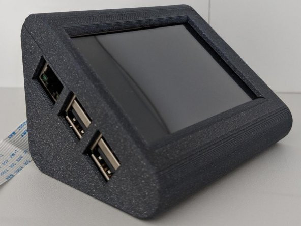 Raspberry Pi 3(2) Dokunmatik Ekranlı Octopi Kılıfı (Octotouch) Plastik Aparat