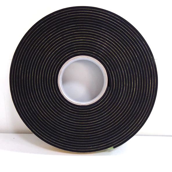 Contacall Kapı Pencere İzolasyon Bandı Yapışkan Sünger 5 mm Kalınlık 30 mm Genişlik 10 Metre Uzunluk / EPDM-5*30 - Resim 2
