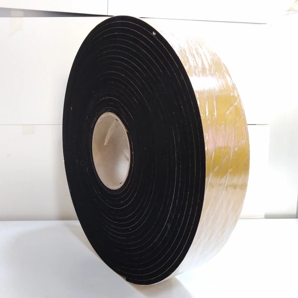 Kapı Pencere İzolasyon Bandı Yapışkan Sünger 5 mm Kalınlık 50 mm Genişlik 10 Metre Uzunluk/ Epdm-5*50 - Resim 4