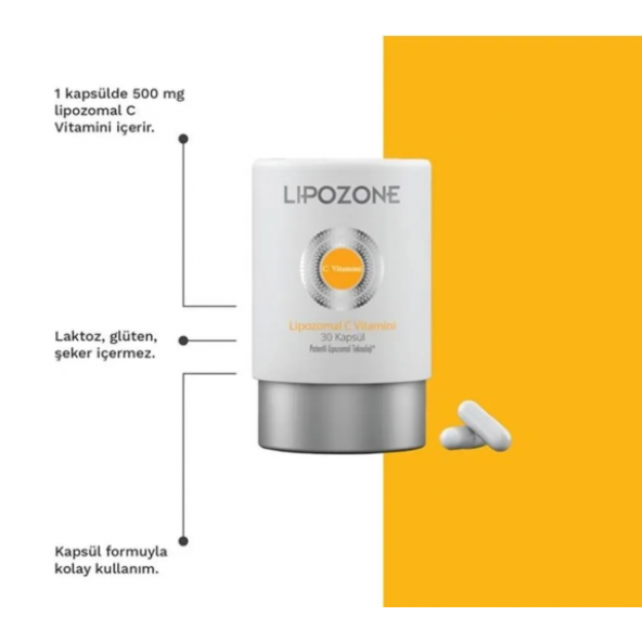 Lipozone Lipozomal C Vitamini 30 Kapsül