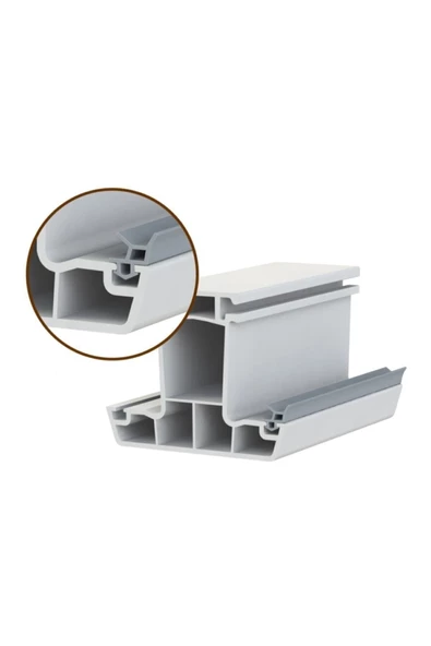 Contacall Pimapen Contası Gri Kapı Pencere Fitili 5 Metrelik Pakette Pvc Pimapen Fitili - 3