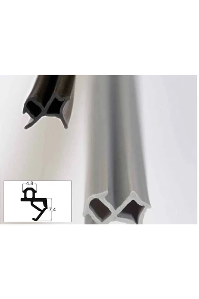 Contacall Pimapen Kapı Pencere Contası Pvc Doğrama Fitili 10 Metre Siyah - 2
