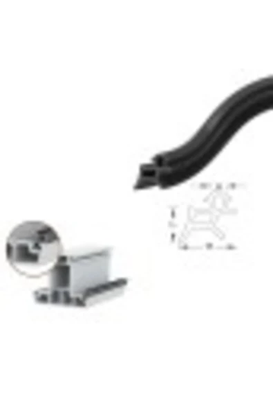 Contacall Pimapen Pvc Kapı Pencere Değiştirme Fitili Contası 150 Metre Siyah