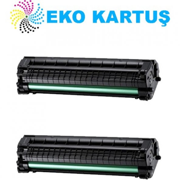 Eko Kartuş Hp Laser Mfp 137FNW Ekonomik Avantajlı 2li Paket ÇİPSİZ(W1106A) Muadil Toner,