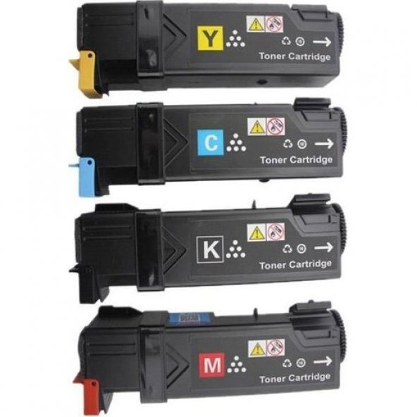 Eko Kartuş Xerox Phaser 6125N (106R01335-36-37-38) Set Muadil Toner - Resim 2