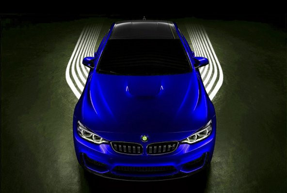 Araç Altı Ambiyans Melek Kanatlı Led Pojektör Araç Ve Motosiklet - 2