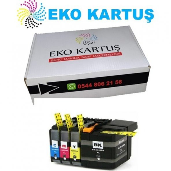 Eko Kartuş Brother LC535XL-LC539XL Muadil Kartuş DCPJ100 J105 MFCJ200 - Resim 2