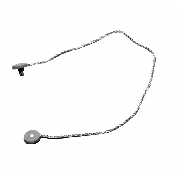 Kilitli Ip-kuş Gözü Etiket Bağlama Ipi Renk: BEYAZ Uzunluk: 18cm (500 Adet) - 2